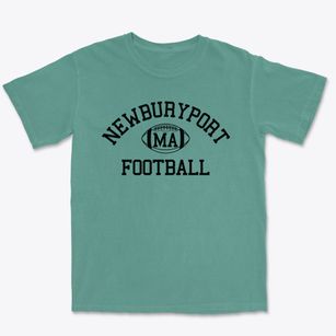 Newburyport Massachusetts Football Premium Heavyweight T-shirt
