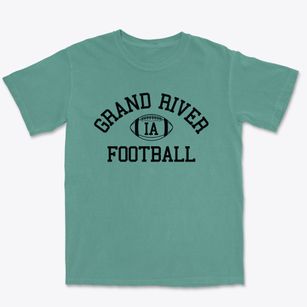 Grand River Iowa Football Premium Heavyweight T-shirt
