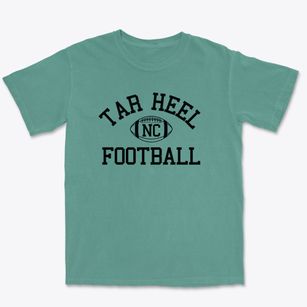 Tar Heel North Carolina Football Premium Heavyweight T-shirt