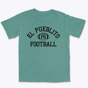 El Pueblito Puerto Rico Football Premium Heavyweight T-shirt