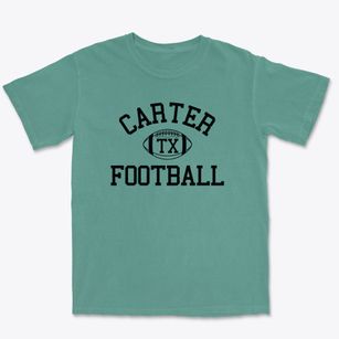 Carter Texas Football Premium Heavyweight T-shirt
