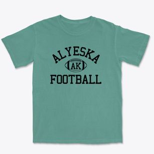 Alyeska Alaska Football Premium Heavyweight T-shirt