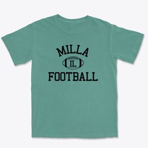 Milla Illinois Football Premium Heavyweight T-shirt