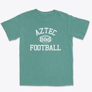 Aztec New Mexico Football Premium Heavyweight T-shirt