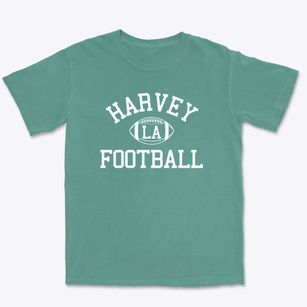 Harvey Louisiana Football Premium Heavyweight T-shirt
