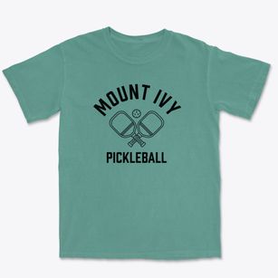 Mount Ivy New York Pickleball Premium Heavyweight T-shirt