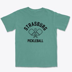 Strasburg Virginia Pickleball Premium Heavyweight T-shirt