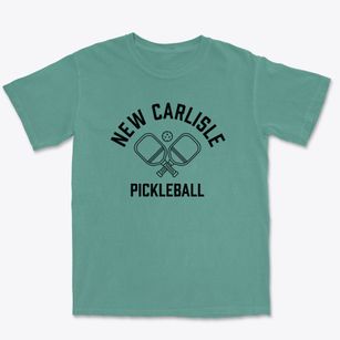 New Carlisle Ohio Pickleball Premium Heavyweight T-shirt