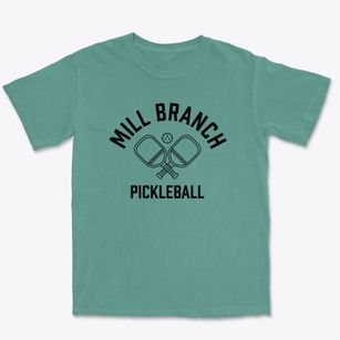 Mill Branch North Carolina Pickleball Premium Heavyweight T-shirt