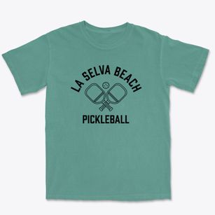 La Selva Beach California Pickleball Premium Heavyweight T-shirt