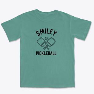 Smiley Texas Pickleball Premium Heavyweight T-shirt