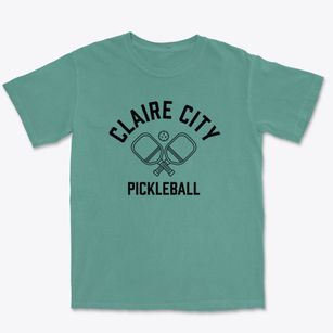 Claire City South Dakota Pickleball Premium Heavyweight T-shirt