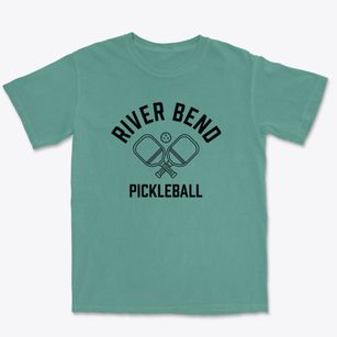 River Bend Georgia Pickleball Premium Heavyweight T-shirt