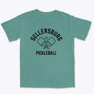 Sellersburg Indiana Pickleball Premium Heavyweight T-shirt