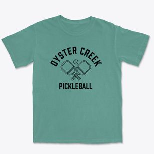 Oyster Creek New Jersey Pickleball Premium Heavyweight T-shirt