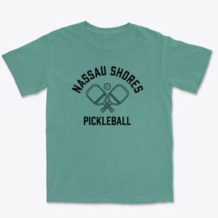 Nassau Shores New York Pickleball Premium Heavyweight T-shirt
