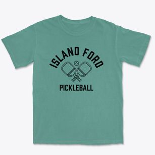 Island Ford North Carolina Pickleball Premium Heavyweight T-shirt