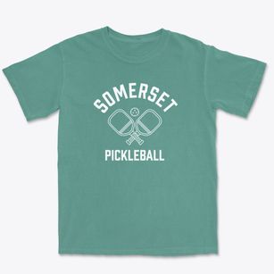 Somerset Nebraska Pickleball Premium Heavyweight T-shirt
