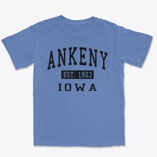 Ankeny Iowa Classic Established Premium Heavyweight T-shirt