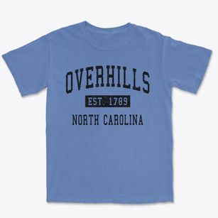 Overhills North Carolina Classic Established Premium Heavyweight T-shirt