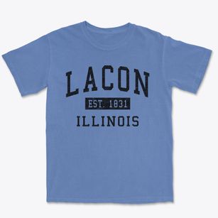 Lacon Illinois Classic Established Premium Heavyweight T-shirt