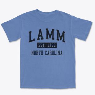 Lamm North Carolina Classic Established Premium Heavyweight T-shirt