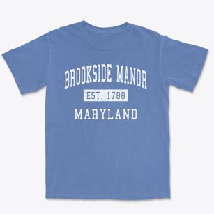 Brookside Manor Maryland Classic Established Premium Heavyweight T-shirt