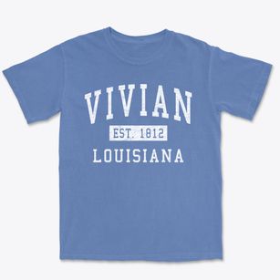 Vivian Louisiana Classic Established Premium Heavyweight T-shirt