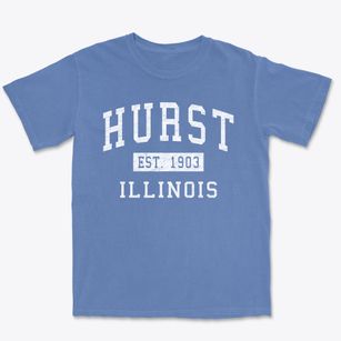 Hurst Illinois Classic Established Premium Heavyweight T-shirt