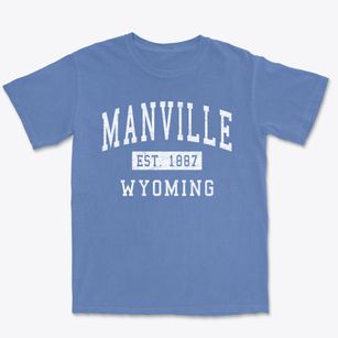 Manville Wyoming Classic Established Premium Heavyweight T-shirt