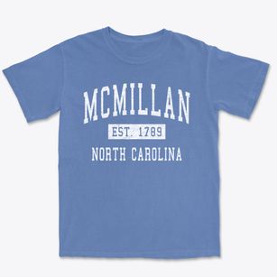 Mcmillan North Carolina Classic Established Premium Heavyweight T-shirt