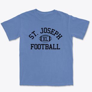Saint Joseph Montessori School Classic Football Premium Heavyweight T-shirt