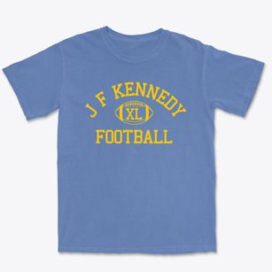 J F Kennedy School Classic Football Premium Heavyweight T-shirt