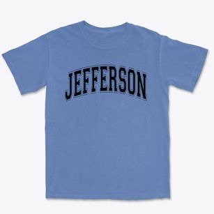 Jefferson Elementary School Varsity Arch Premium Heavyweight T-shirt