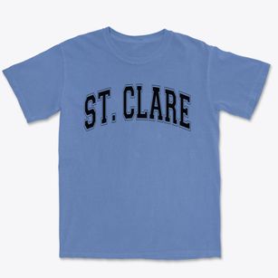 Saint Clare School Varsity Arch Premium Heavyweight T-shirt