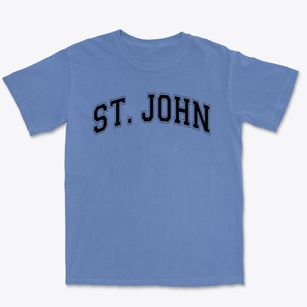 Saint John Lutheran School Varsity Arch Premium Heavyweight T-shirt