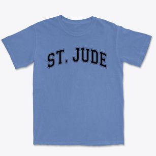 Saint Jude School Varsity Arch Premium Heavyweight T-shirt