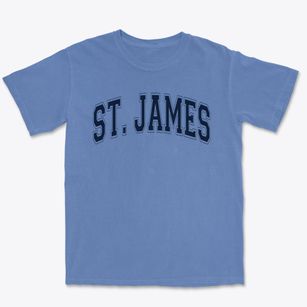 Saint James School Varsity Arch Premium Heavyweight T-shirt