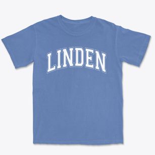 Linden Elementary School Varsity Arch Premium Heavyweight T-shirt