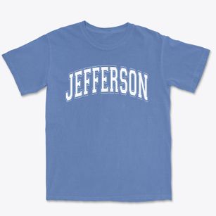 Jefferson Elementary School Varsity Arch Premium Heavyweight T-shirt
