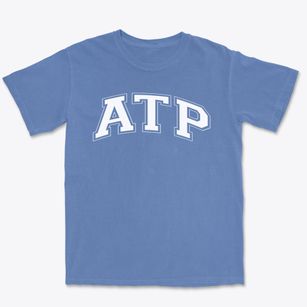 Adrian's T-shirts Printery Varsity Arch Premium Heavyweight T-shirt