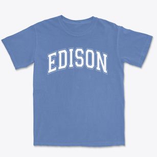 Thomas A. Edison Voc. & Tech. High School Varsity Arch Premium Heavyweight T-shirt