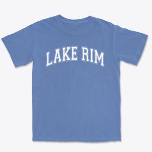 Lake Rim Elementary School Varsity Arch Premium Heavyweight T-shirt