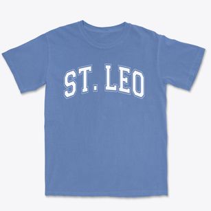 St. Leo Preschool Varsity Arch Premium Heavyweight T-shirt
