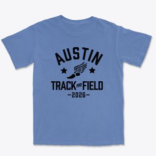 Austin Middle School Track and Field Premium Heavyweight T-shirt