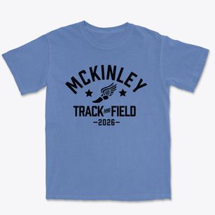 Mckinley Elementary School Track and Field Premium Heavyweight T-shirt