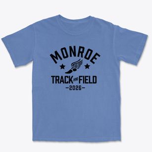 Monroe Elementary School Track and Field Premium Heavyweight T-shirt