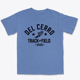 Del Cerro Elementary School Track and Field Premium Heavyweight T-shirt
