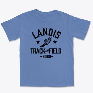 Landis Elementary School Track and Field Premium Heavyweight T-shirt