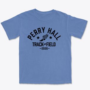 Perry Hall High School Track and Field Premium Heavyweight T-shirt